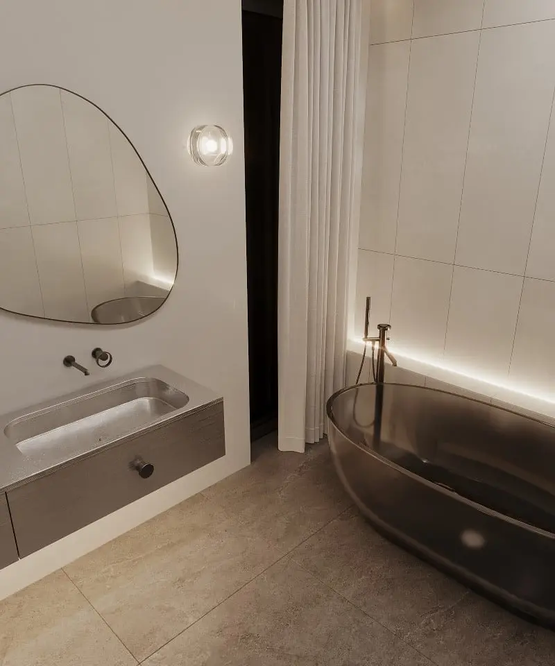 Wanna Reflex Antonio Lupi w projekcie Qbatura