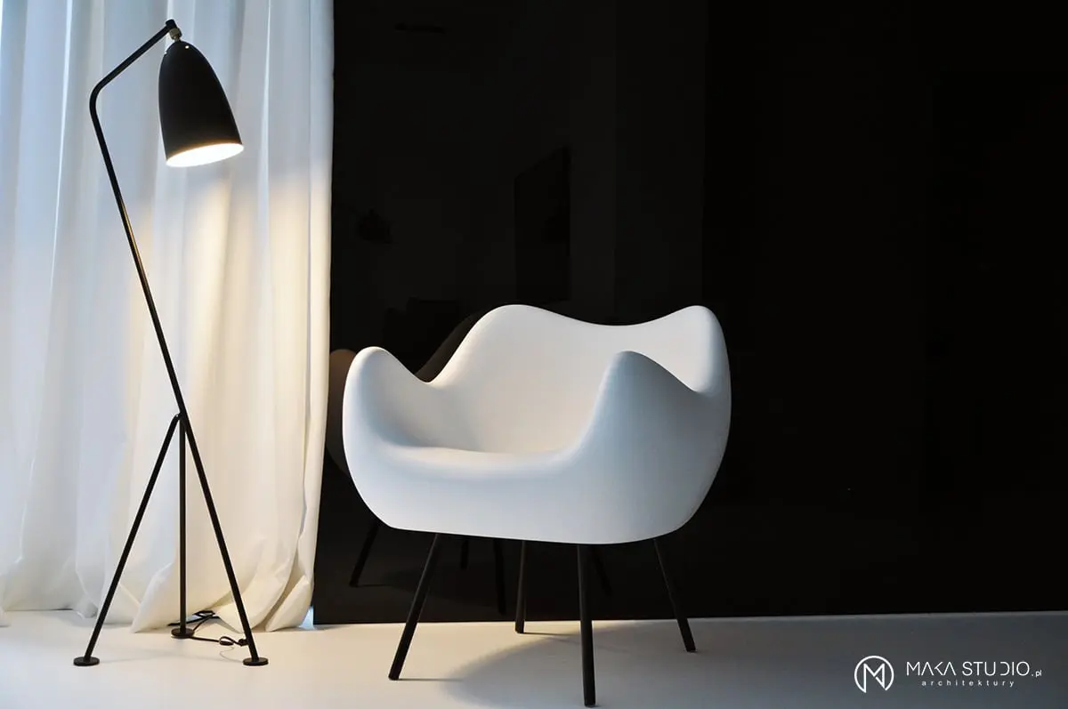 Dom w klimacie black & white | proj. MAKA.STUDIO, photo: Tom Kurek