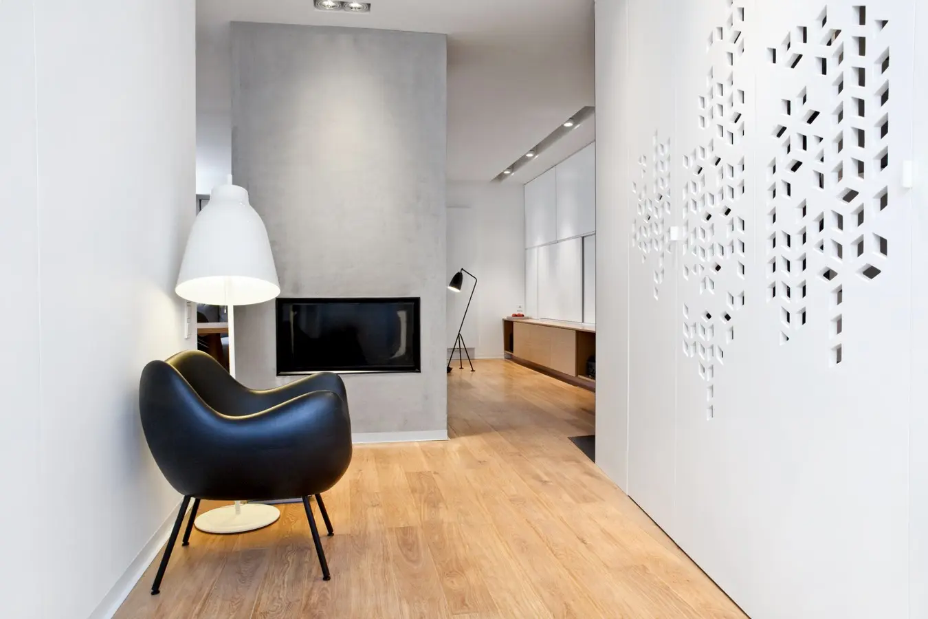 Projekt ażurowego wnętrza | proj. Spacelab