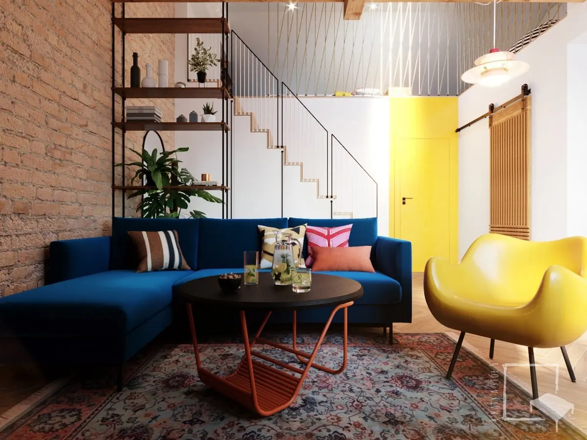 Projekt wnętrz: 4 kąty a stół 5 Pracownia Projektowa Ewelina Białobrzewska