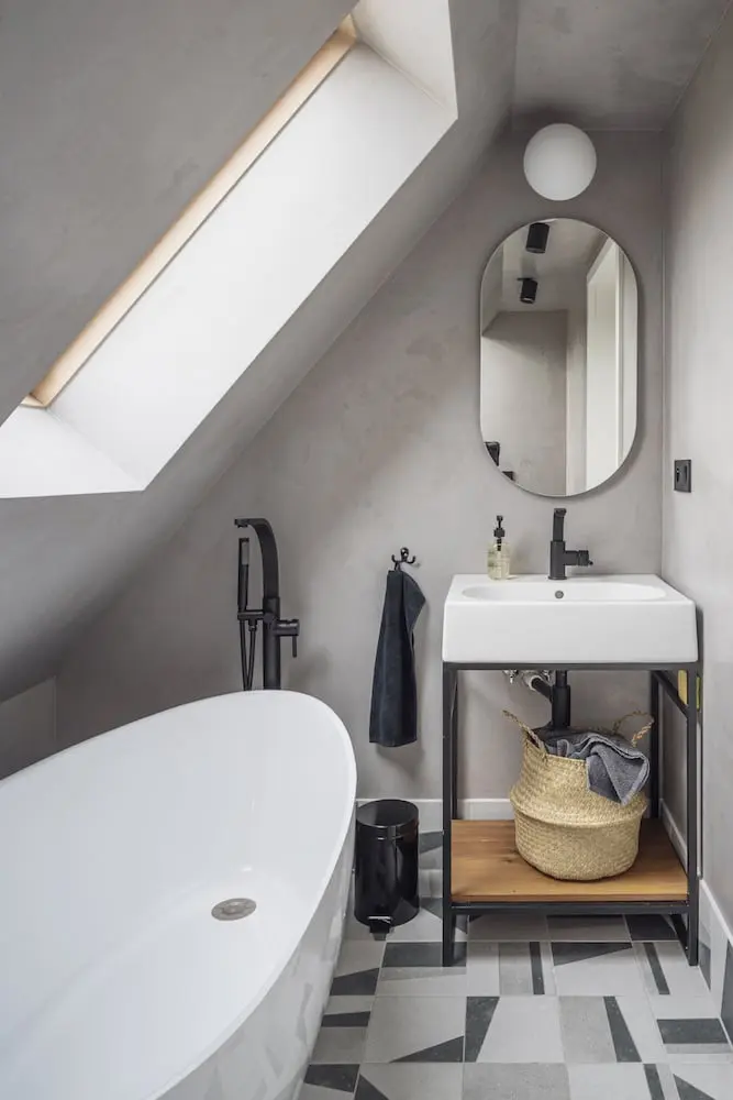 Łazienka na poddaszu