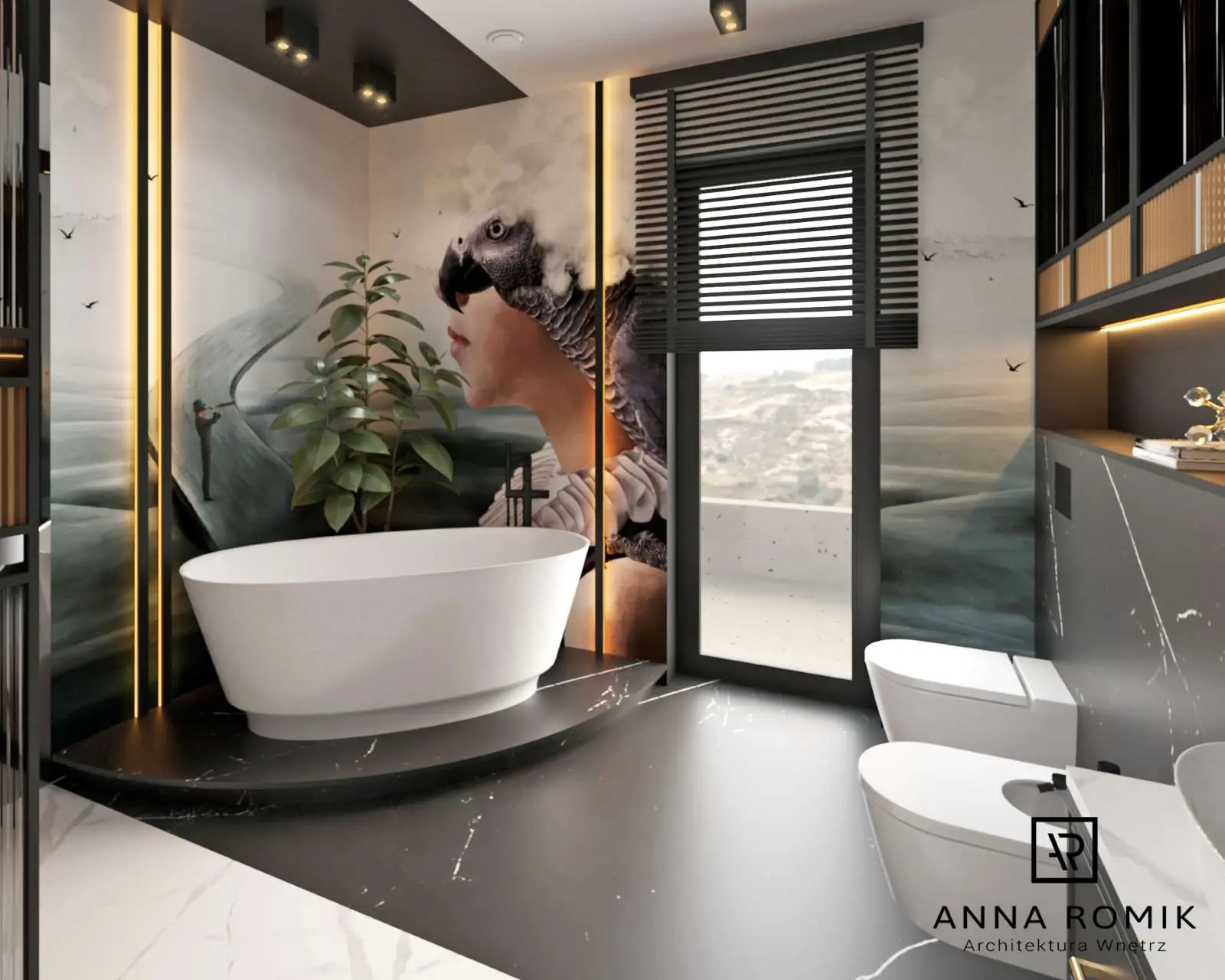 Projekt łazienki Anna Romik