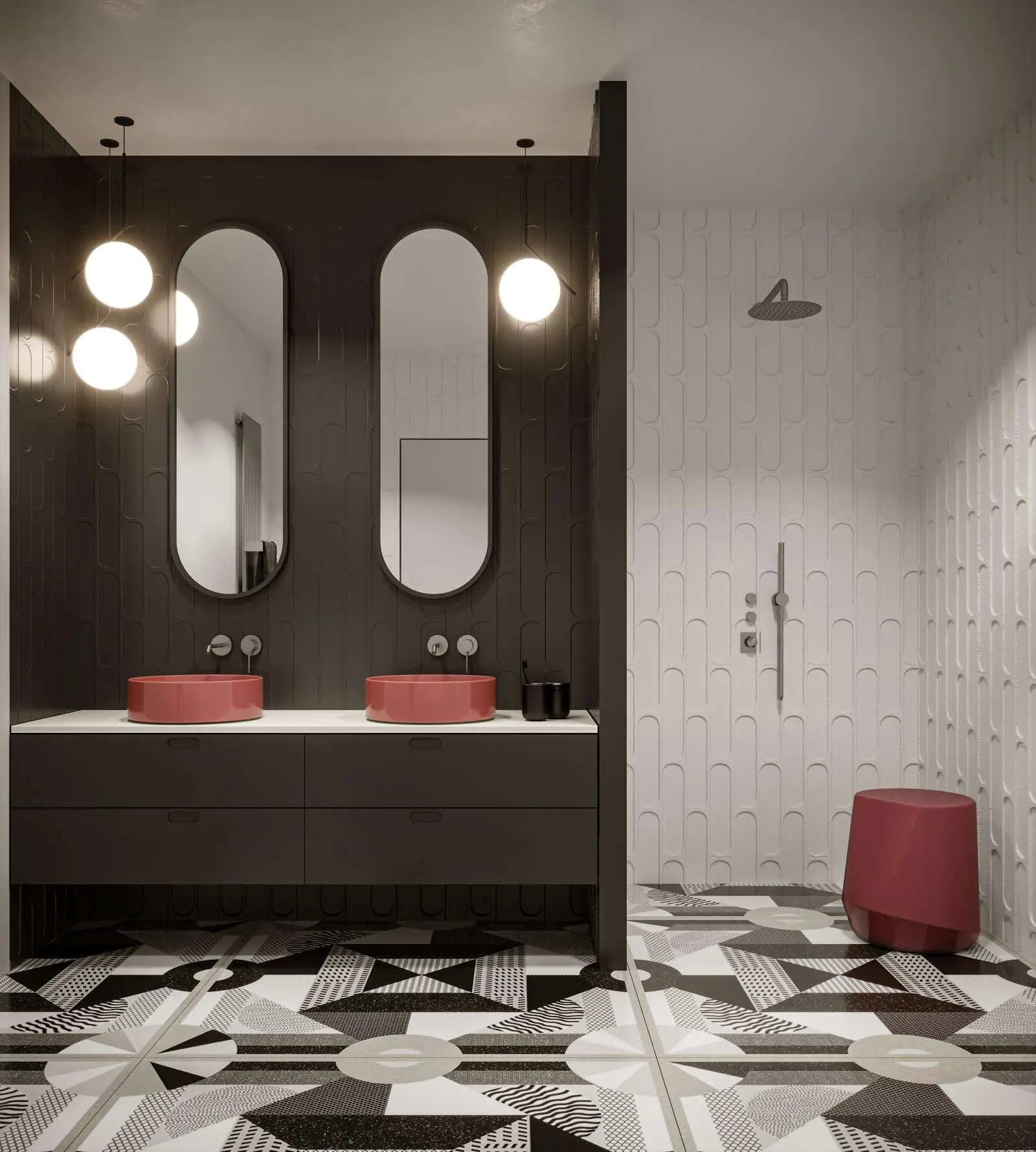 Kolorowa umywalka Hushlab