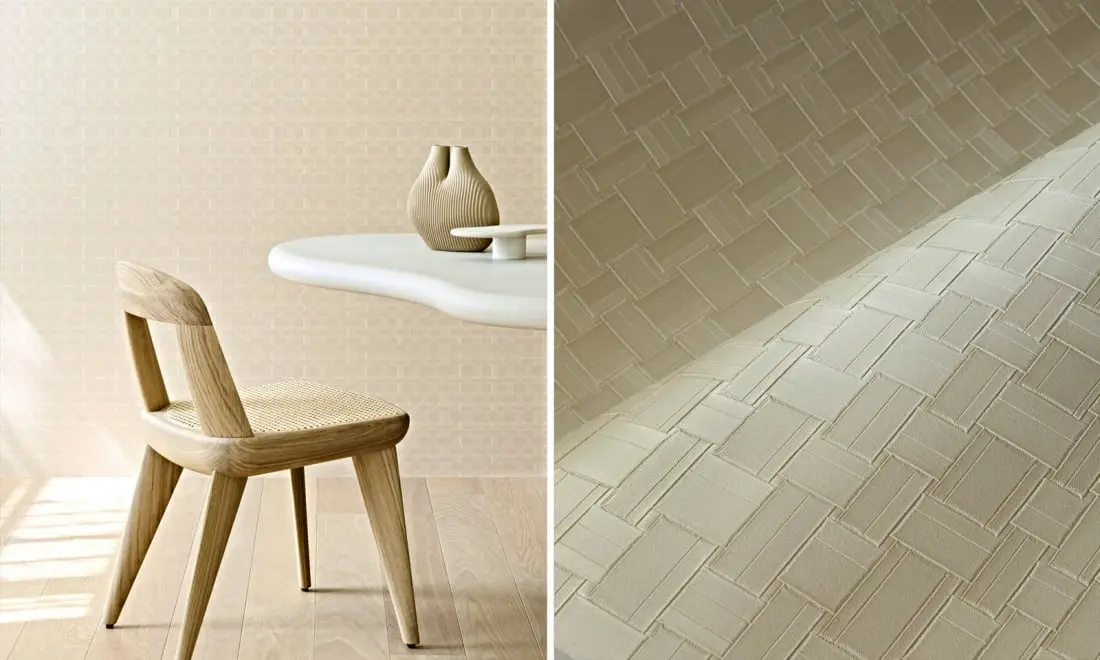 Projekt Weave oparty jest na plecionej skórze. Te płaskorzeźby tworzą bardzo realistyczne wrażenie skórzanych pasków.