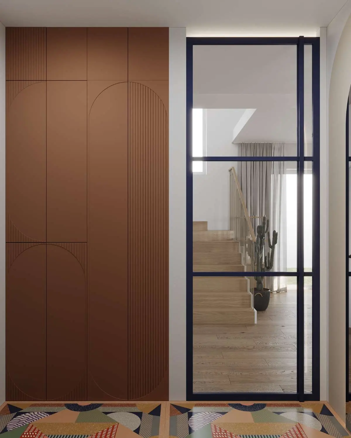 Przedpokój projekt ZUTEREK ZBOINA ARCHITEKCI