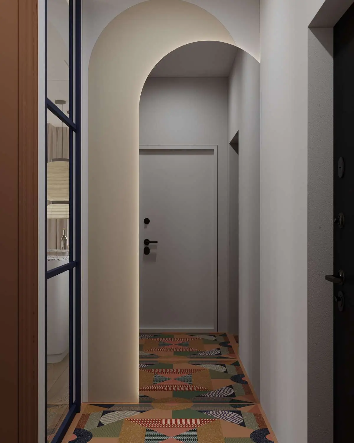 Przedpokój - projekt ZUTEREK ZBOINA ARCHITEKCI