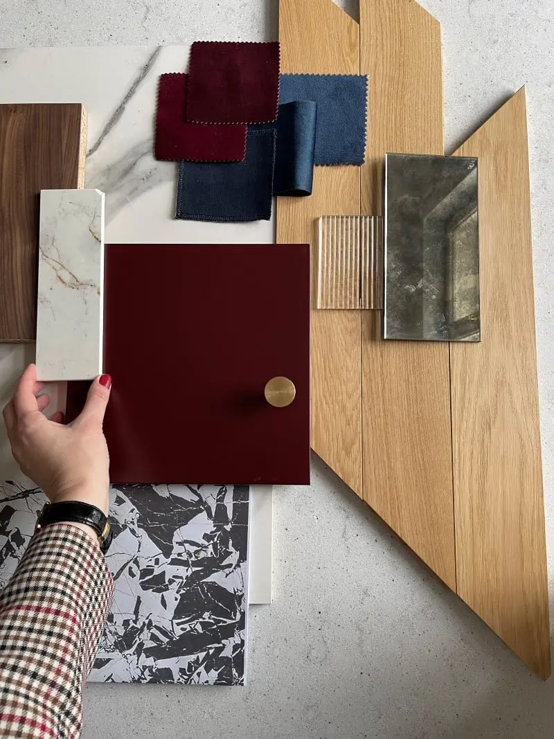 Moodboard stworzony przez pracownię Grupa Nono