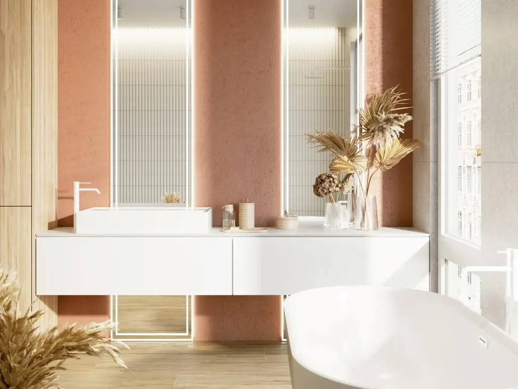 Aranżacja łazienki z wanną