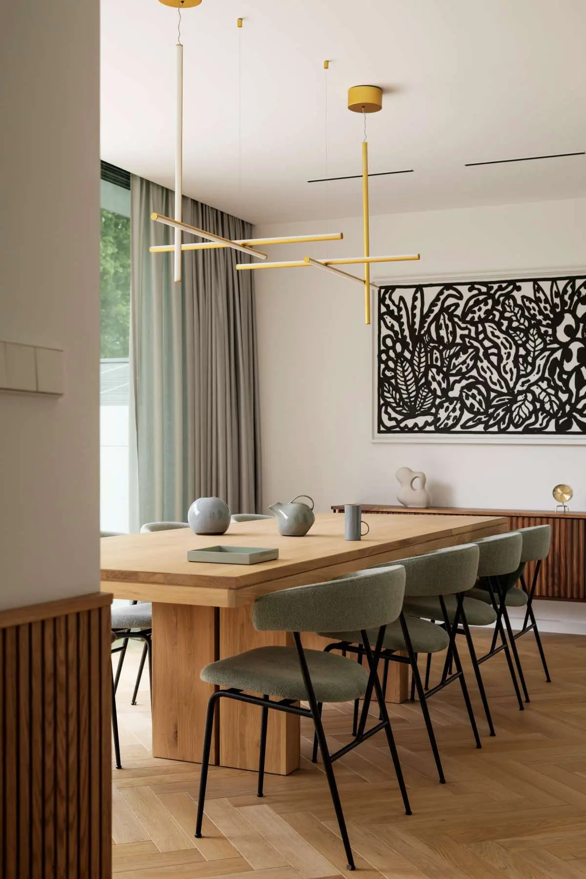 Willa na Starym Żoliborzu | Projekt TZA | Zdjęcia – Marcin Grabowiecki | | Stylizacja Eliza Mrozińska