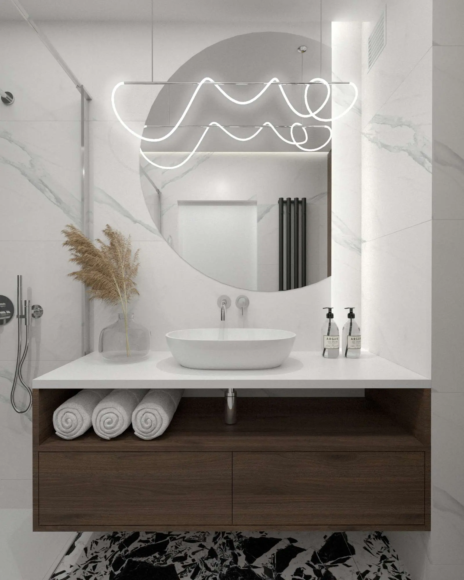 Wizualizacja | 47 metrowe mieszkanie w Gliwicach | proj: AVO