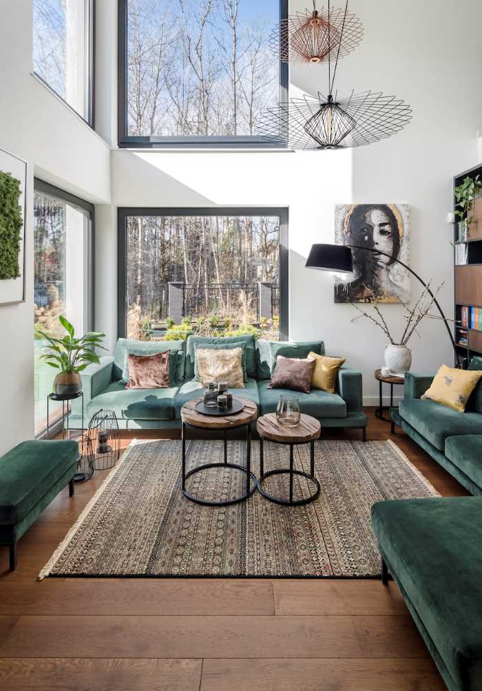 Z widokiem na las — realizacja pracowni Miśkiewicz Design