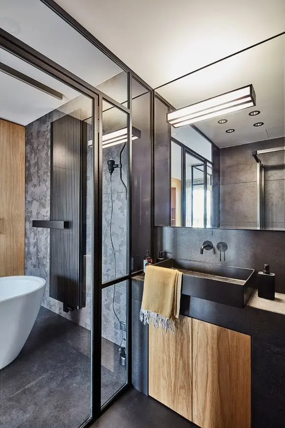 Kawalerka w klimacie loft | Design: Roland Stańczyk