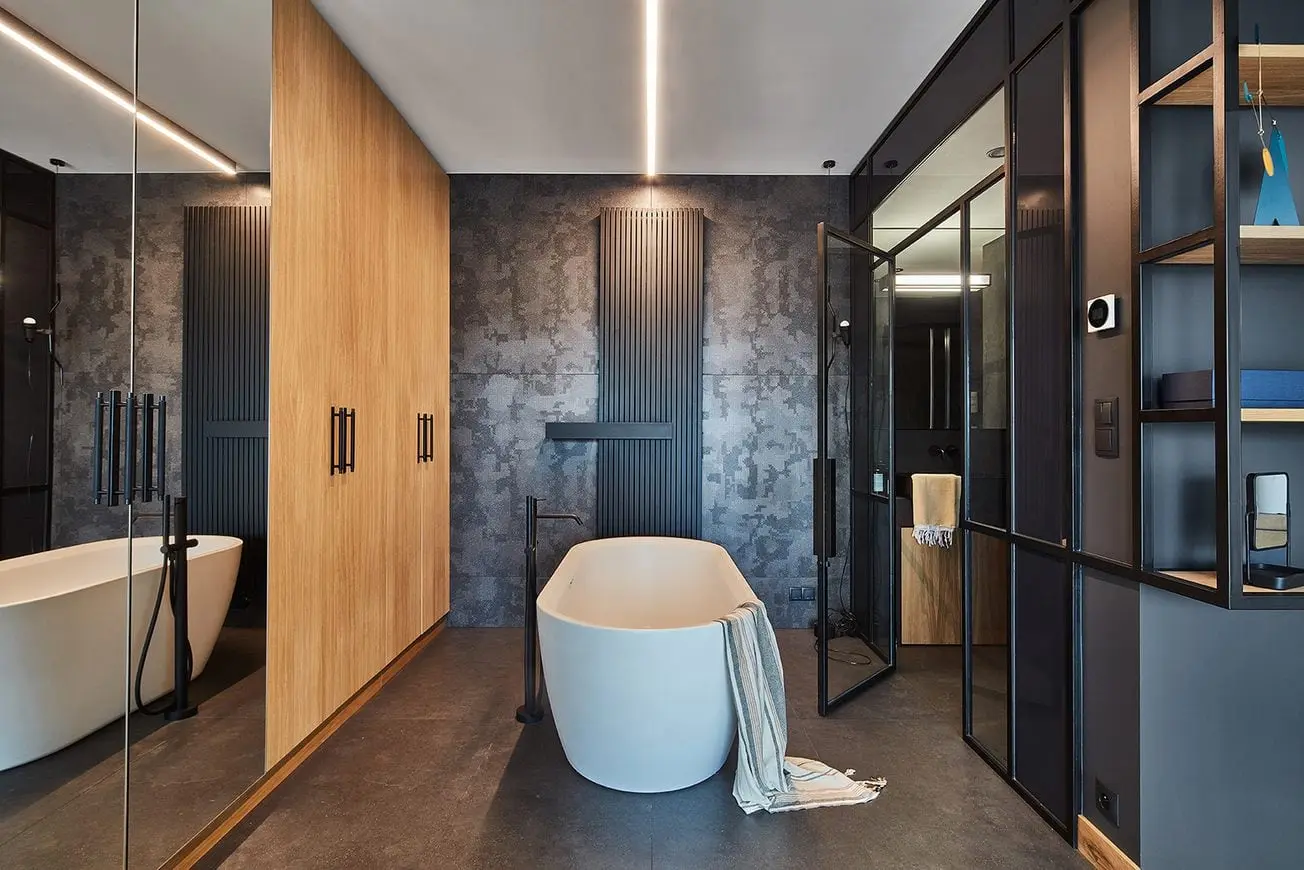 Kawalerka w klimacie loft | Design: Roland Stańczyk