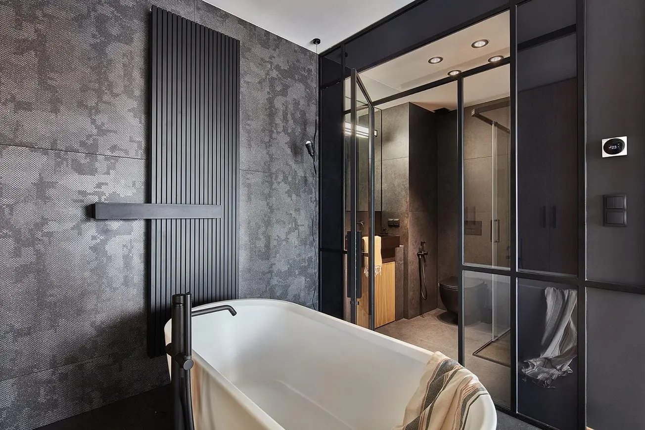 Kawalerka w klimacie loft | Design: Roland Stańczyk