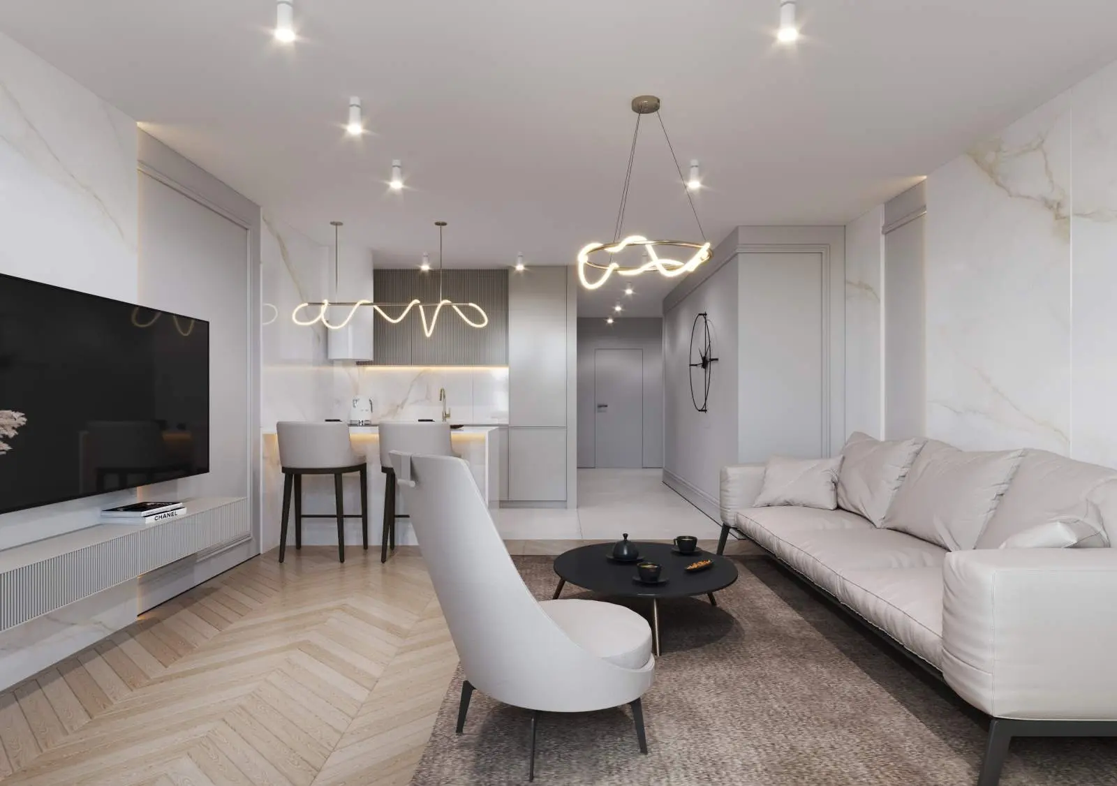 Apartament w beżach 