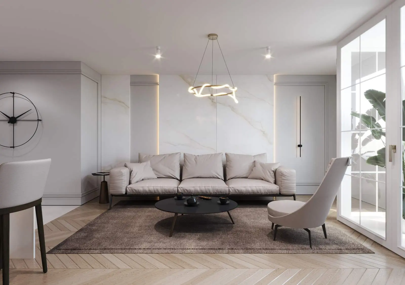 Apartament w beżach 