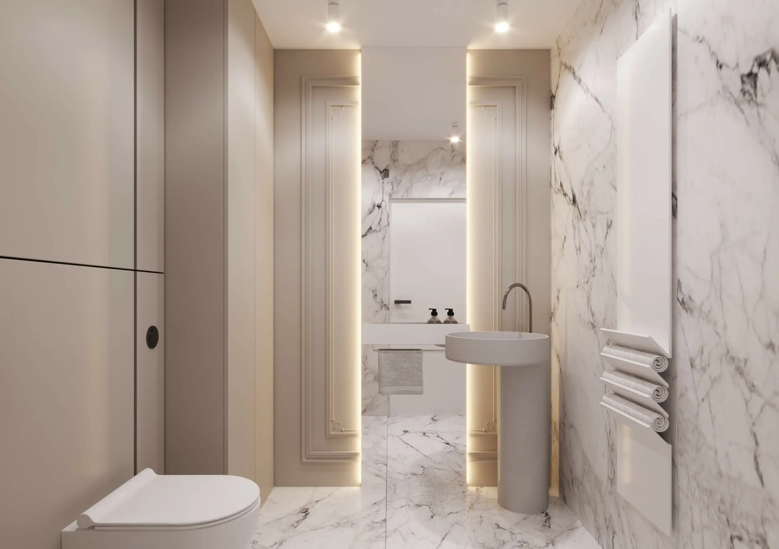 Apartament w beżach 