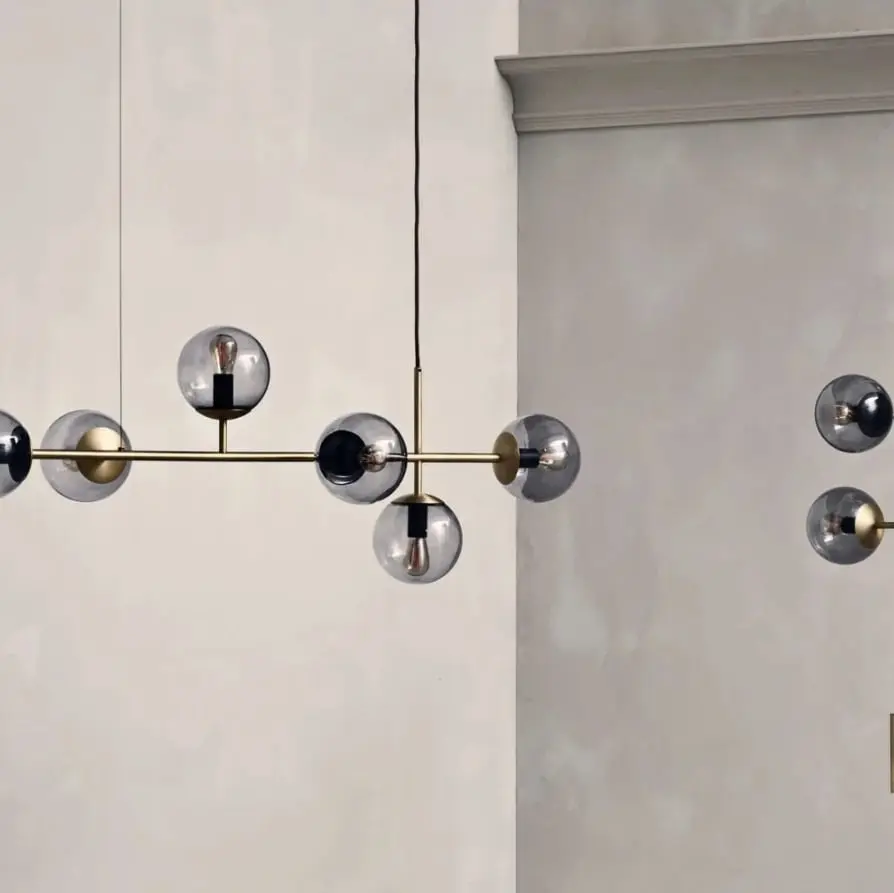 Lampa zwieszana szklana Bolia