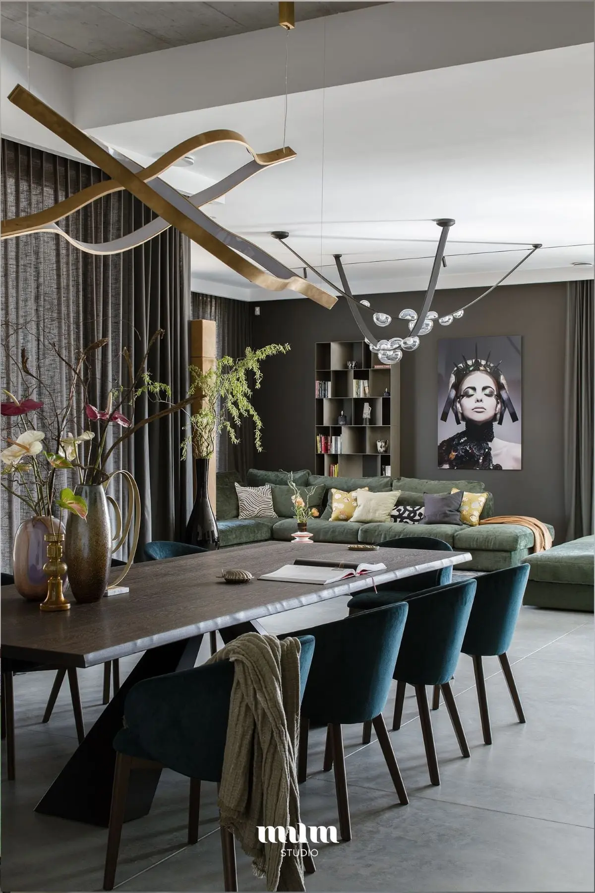 Wnętrze 240 metrowego domu inspirowane Afryką | Design: MUM STUDIO