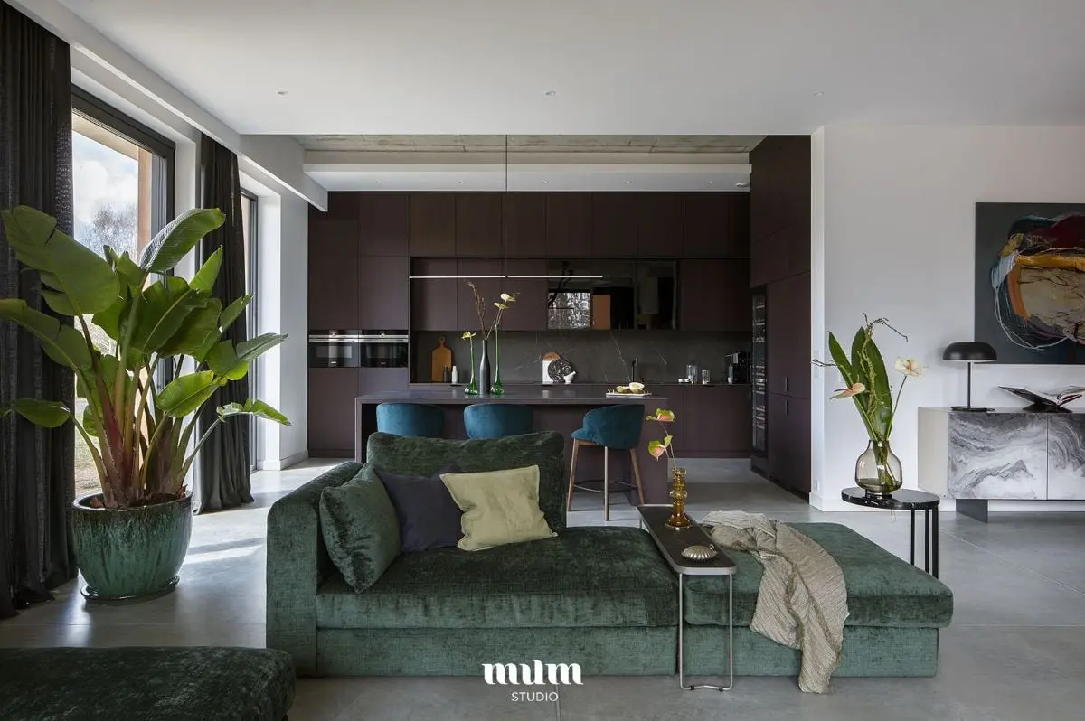 Wnętrze 240 metrowego domu inspirowane Afryką | Design: MUM STUDIO