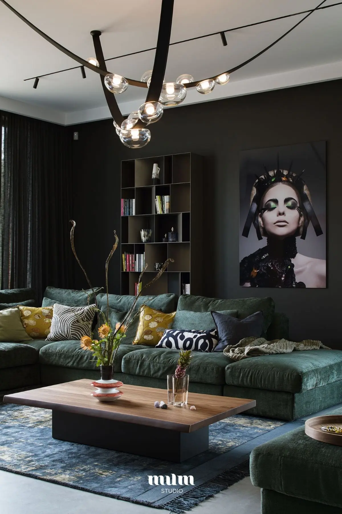 Wnętrze 240 metrowego domu inspirowane Afryką | Design: MUM STUDIO