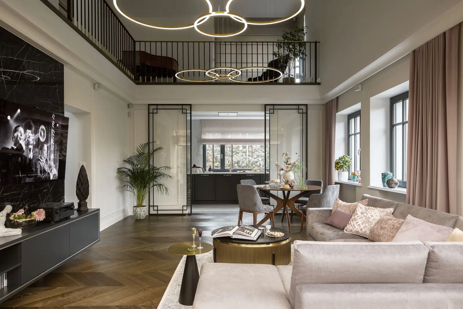 DOM MODERN CLASSIC Z AKCENTAMI ART DÉCO W KRAKOWIE | DESIGN: MANGO INVESTMENTS