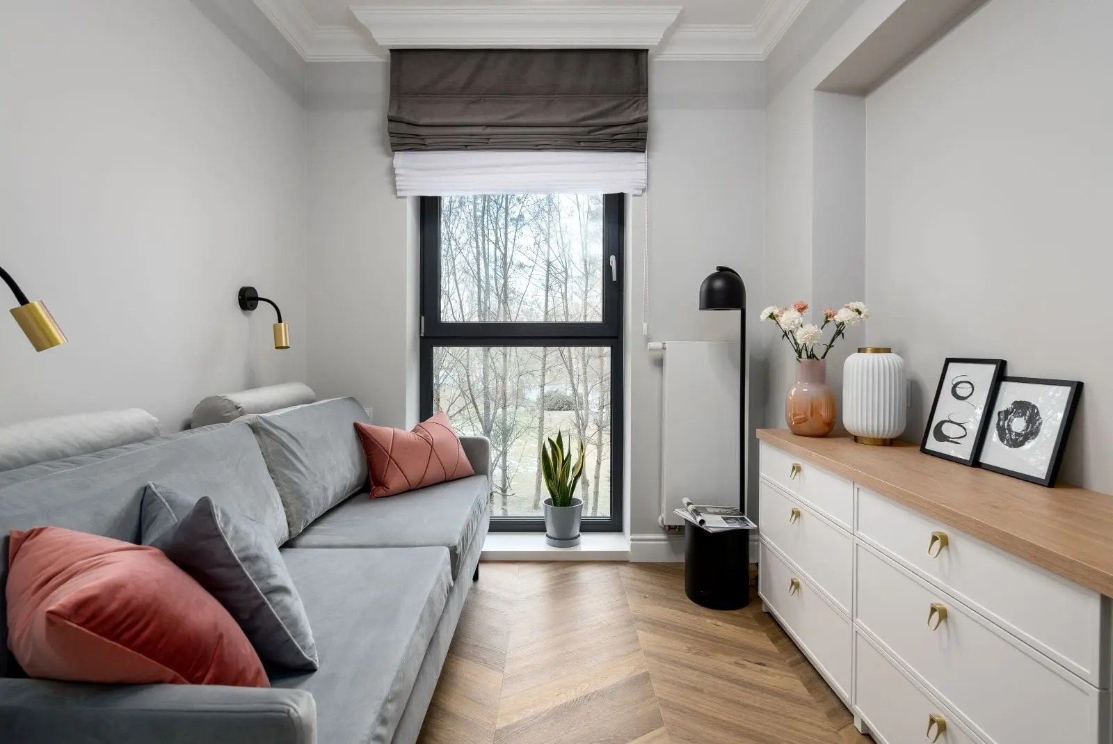 65-metrowe mieszkanie nad jeziorem Mikołajskim | Design: Alicja Łotysz-Pogorzelska z Pracowni Amaltea