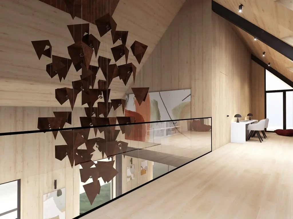 DOM NAD JEZIOREM | PROJ: YO HOME DESIGN PROJEKTOWANIE WNĘTRZ