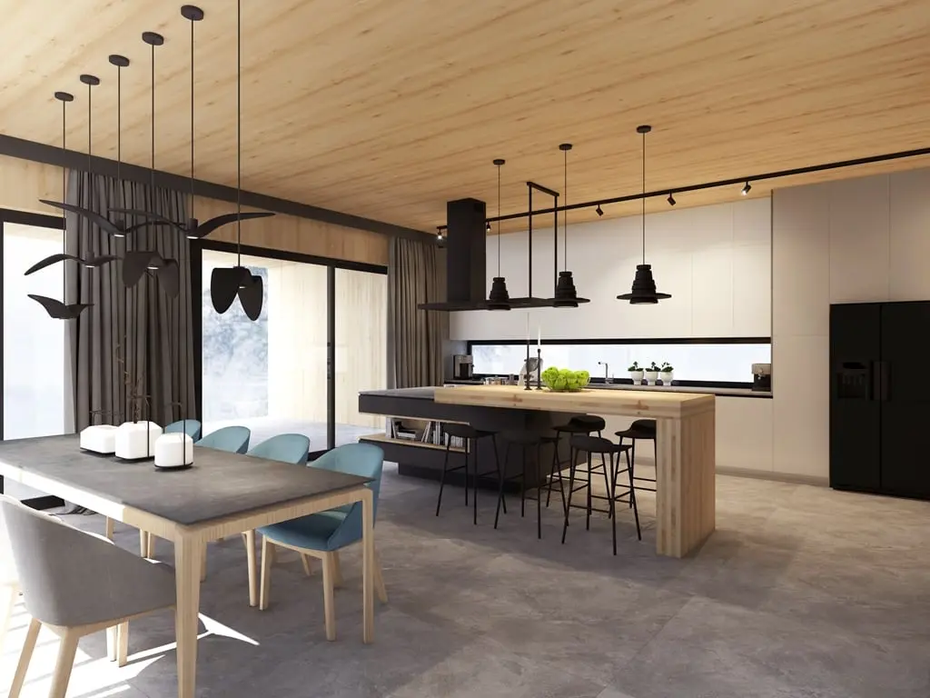 DOM NAD JEZIOREM | PROJ: YO HOME DESIGN PROJEKTOWANIE WNĘTRZ