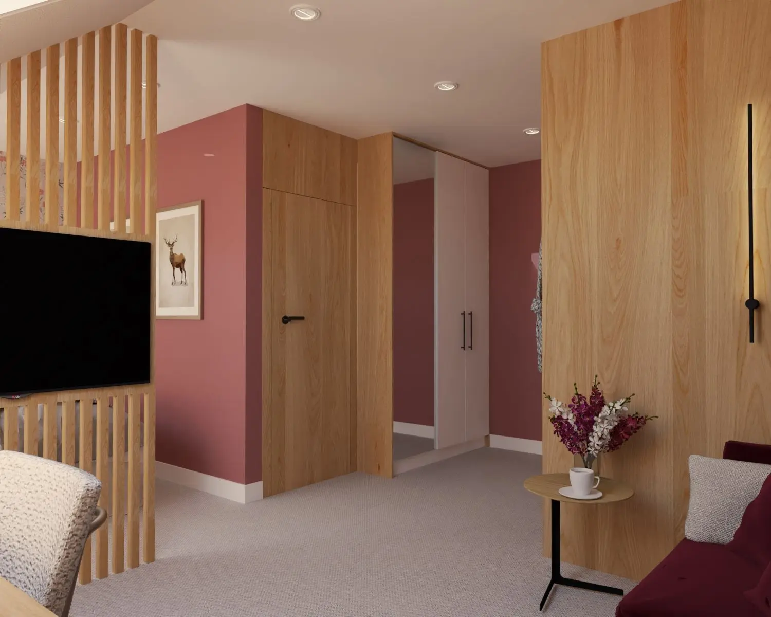 Pokoje gościnne w pensjonacie w Białowieży | Projekt Internity Home