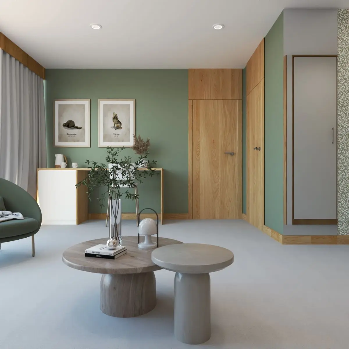 Pokoje gościnne w pensjonacie w Białowieży | Projekt Internity Home