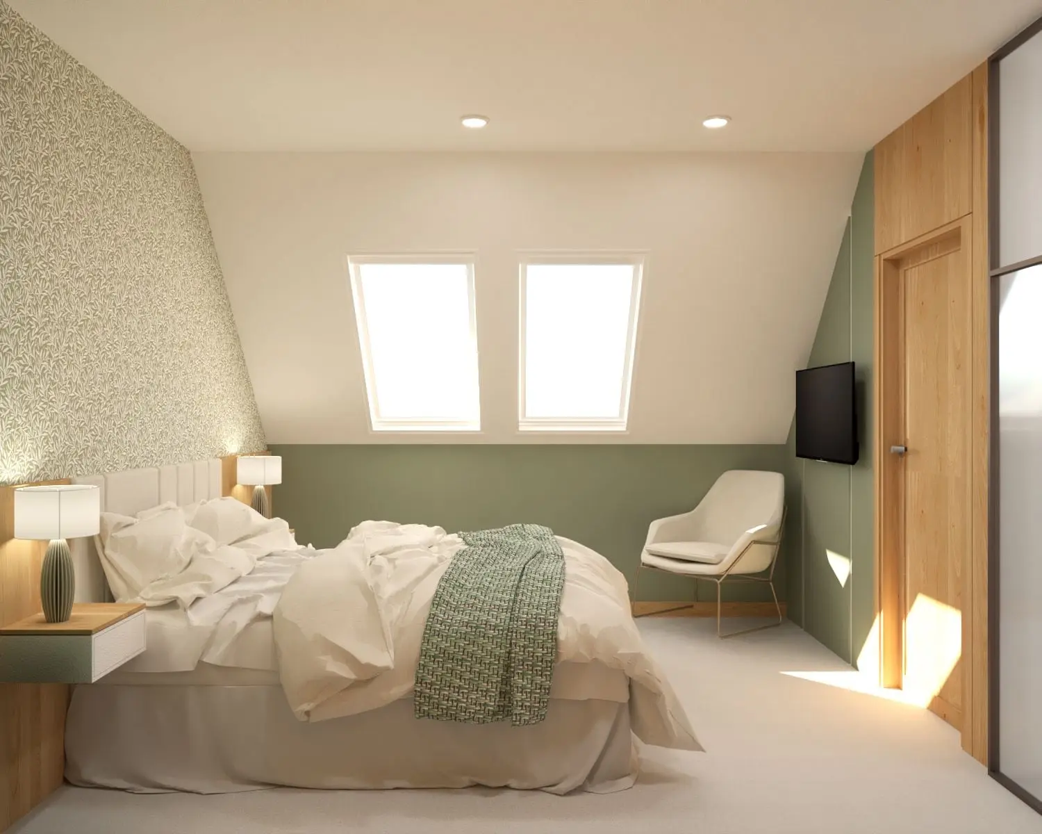 Pokoje gościnne w pensjonacie w Białowieży | Projekt Internity Home