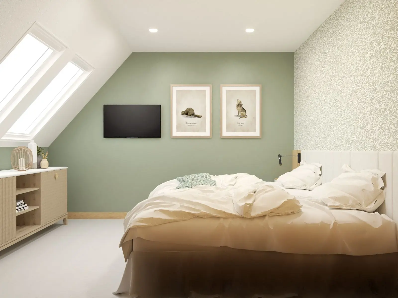 Pokoje gościnne w pensjonacie w Białowieży | Projekt Internity Home