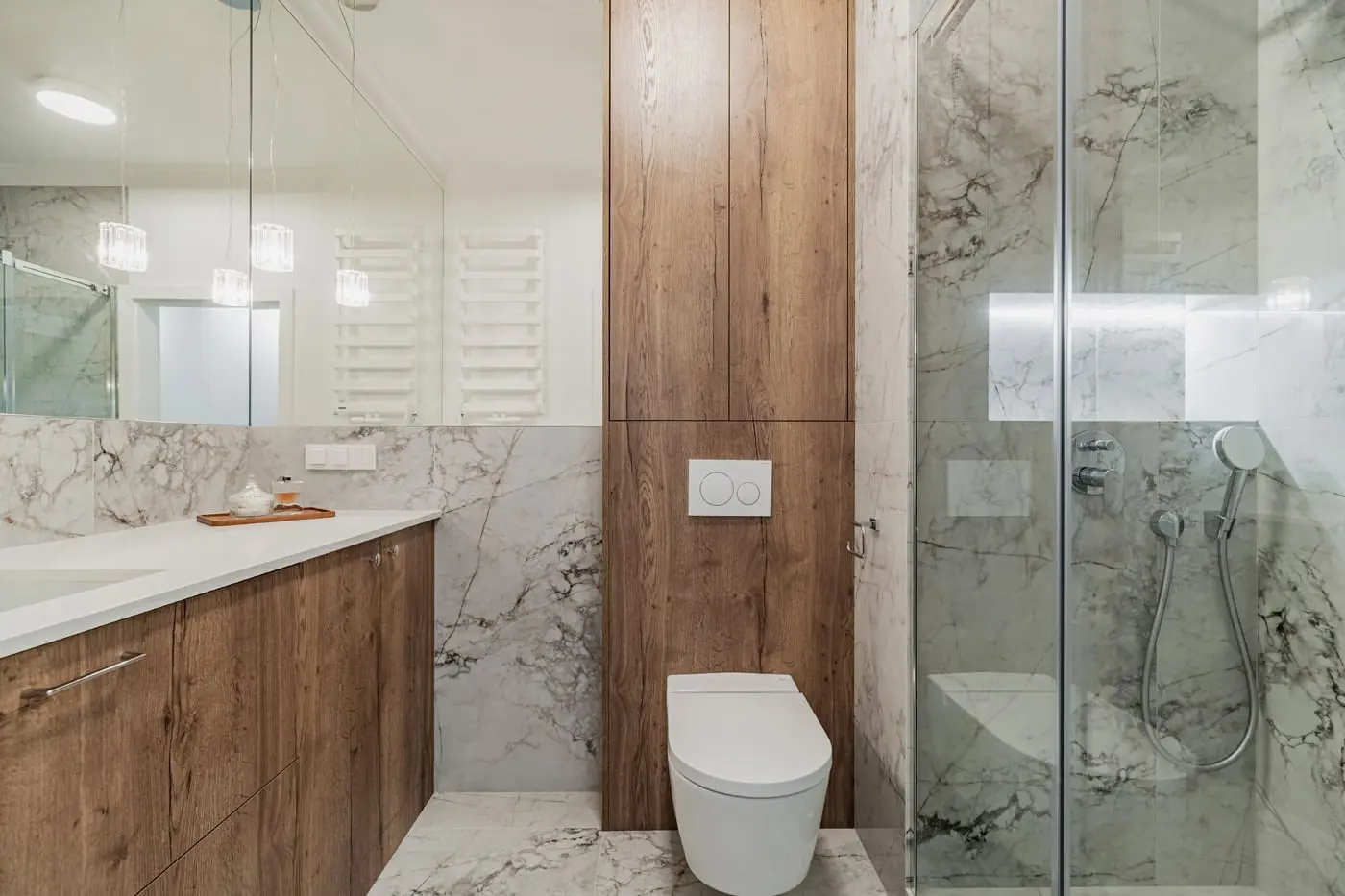 Projekt: Aleksandra Polakowska, Pracownia Architektury Wnętrz Deer Design Projekt mebli: Daniel Stochniałek z Pracowni Stolarskiej Deer Wood Zdjęcia: Zagórny Studio