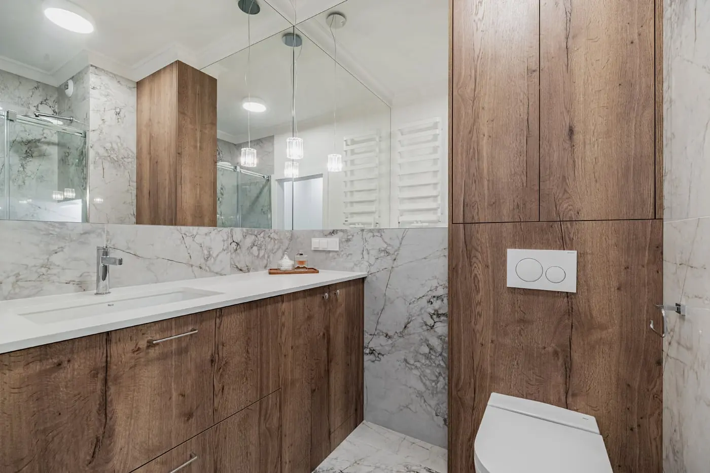 Projekt: Aleksandra Polakowska, Pracownia Architektury Wnętrz Deer Design Projekt mebli: Daniel Stochniałek z Pracowni Stolarskiej Deer Wood Zdjęcia: Zagórny Studio