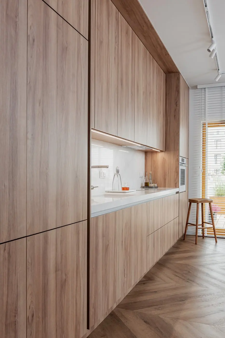 Projekt: Aleksandra Polakowska, Pracownia Architektury Wnętrz Deer Design Projekt mebli: Daniel Stochniałek z Pracowni Stolarskiej Deer Wood Zdjęcia: Zagórny Studio