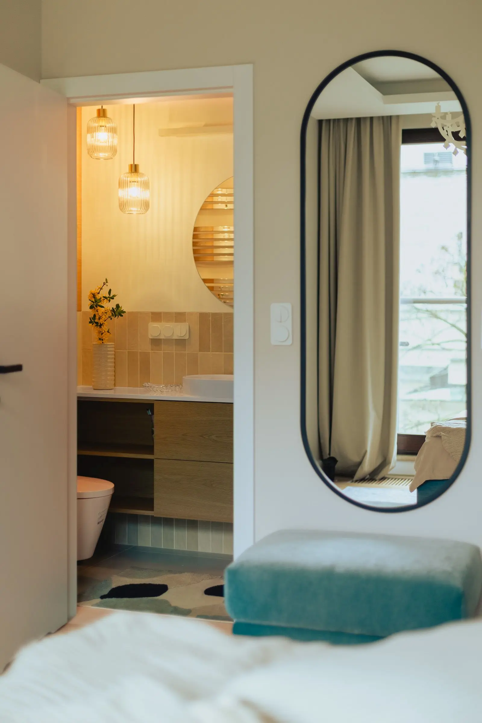 Projekt wnętrza: Karolina Strojecka-Kwapisz, Magdalena Krupczak, kanondesign.com.pl  Stylizacja: Paulina Ramlau  Zdjęcia: mrok.studio