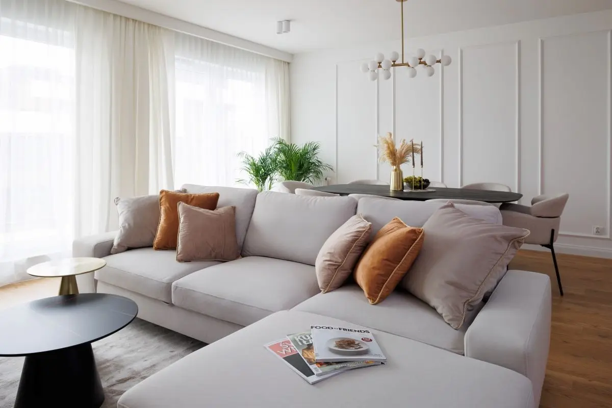 Zamieszkać na wyspie. Apartament w stylu modern classic
