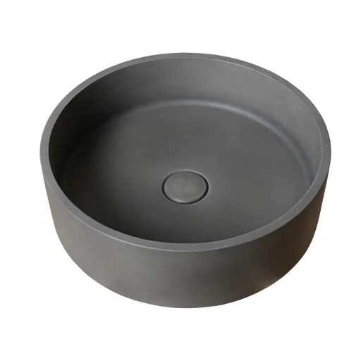 Konkrit Umywalka nablatowa 39x39x12 Grey