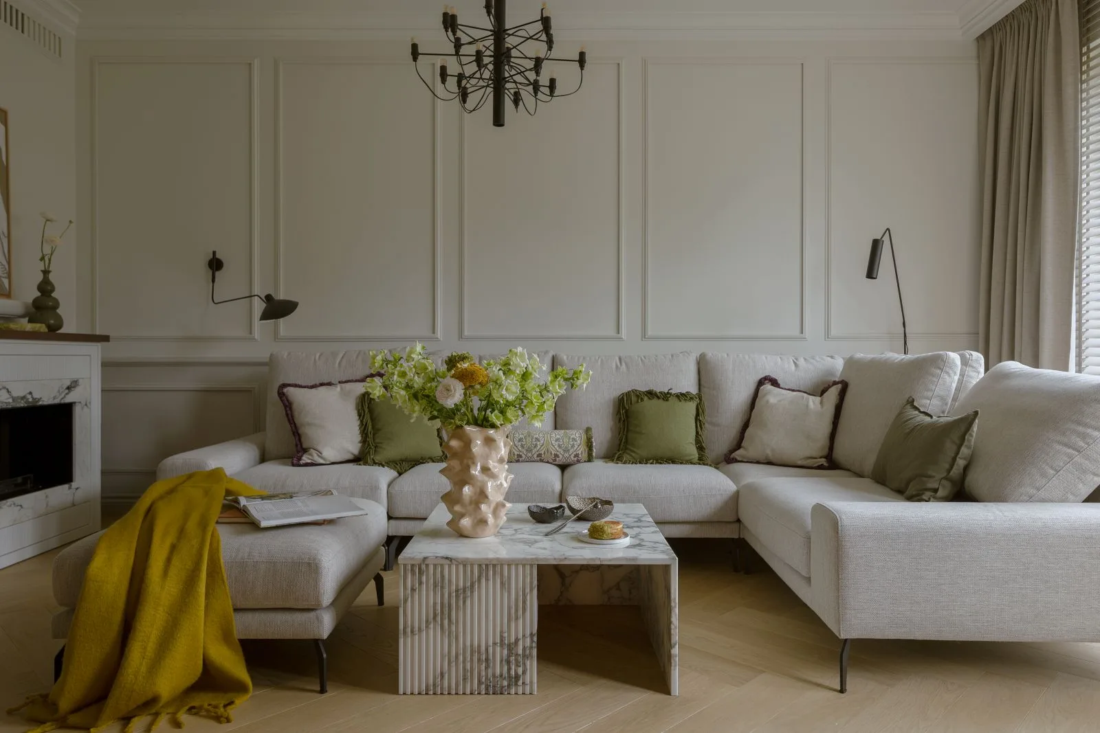 salon dla dużej rodziny