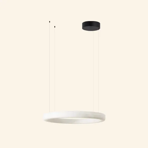 Volterra Lampa wisząca Toria 68 TRIAC alabaster / spell noir