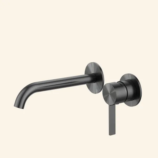 Alfa Flat 42 bateria umywalkowa podtynkowa wylewka 180 kolor Nocturn Blade