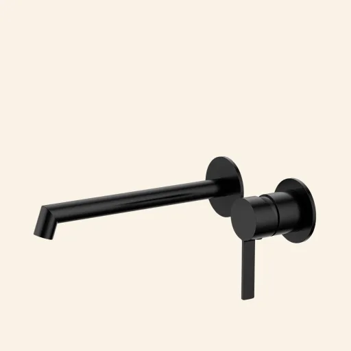 Sigma Flat 42 bateria umywalkowa podtynkowa wylewka 125 kolor Spell Noir