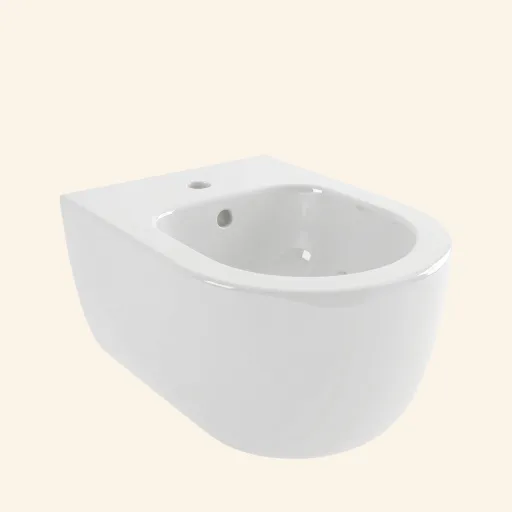 Dolomiti Bidet wiszący 49 biały połysk